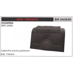 Rear exhaust cover IKRA lawn mower mower BRM 1040N 044640 | Newgardenstore.eu