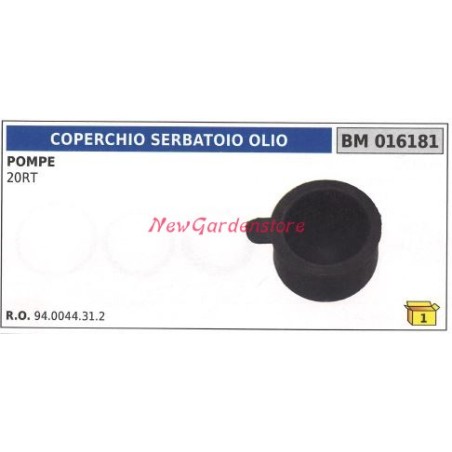 Coperchio serbatoio olio UNIVERSALE pompa Bertolini 20RT 016181 | Newgardenstore.eu