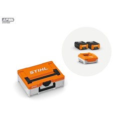 STIHL Power Box 3 consisting of 2 AP500S batteries and 1 AL501 rapid charger | Newgardenstore.eu