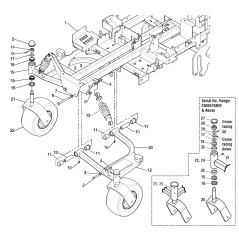 SHOCK ABSORBER . IS4500Z LR5023383 GENUINE Ferris