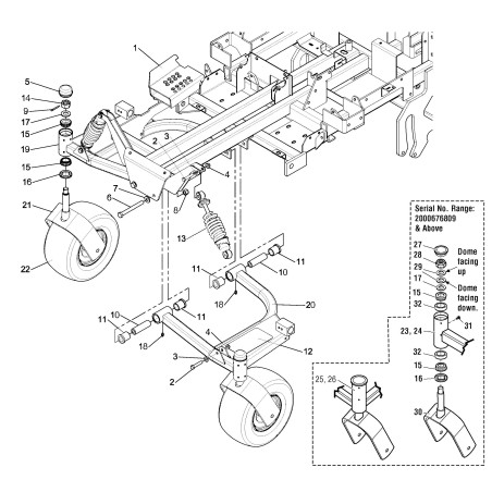 AMMORTIZZATORE . IS4500Z LR5023383 ORIGINALE Ferris | Newgardenstore.eu