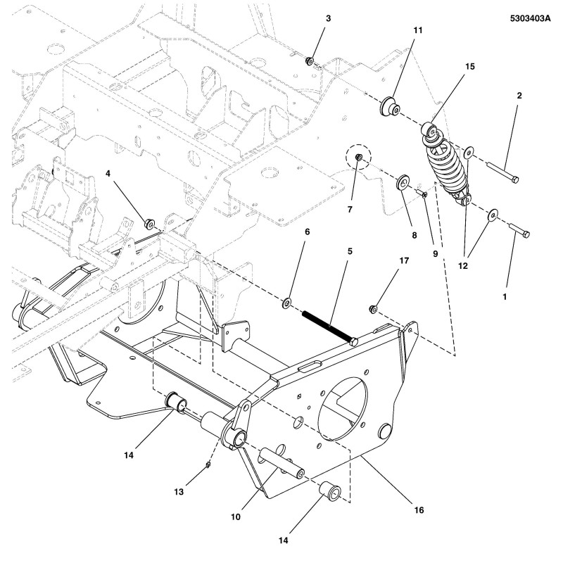 ENSEMBLE AMORTISSEUR/RESSORT, OE22376