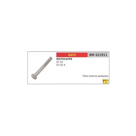 Interner Kraftstofffilter im Tank DAYE GT 02 - GT 02 A Motorhacke 022911 | Newgardenstore.eu