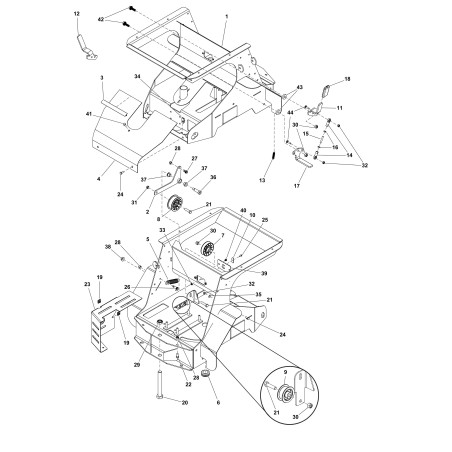 BSHG-FL, 0,500" x 0,625" x 0,500", 0,875" x 0,062" IR | Newgardenstore.eu
