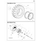 Wheel Bushing. IS700 F800X LR5047103 Original Ferris