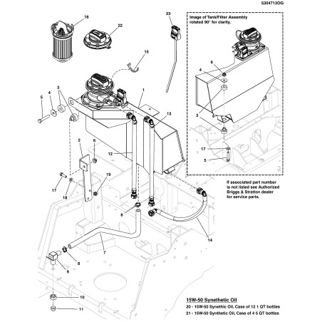 TAPA, llenado de aceite | Newgardenstore.eu