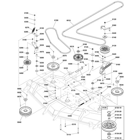 NLA - SALDATURA, BRACCIO TENDICINE, TRASMISSIONE A 2 CINGHIE - NERO LR5416161AA ORIGINALE Ferris | Newgardenstore.eu