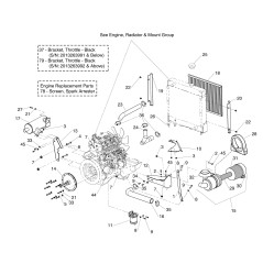 HOSE, LOWER RADIATOR - CAT LR5100394 GENUINE Ferris
