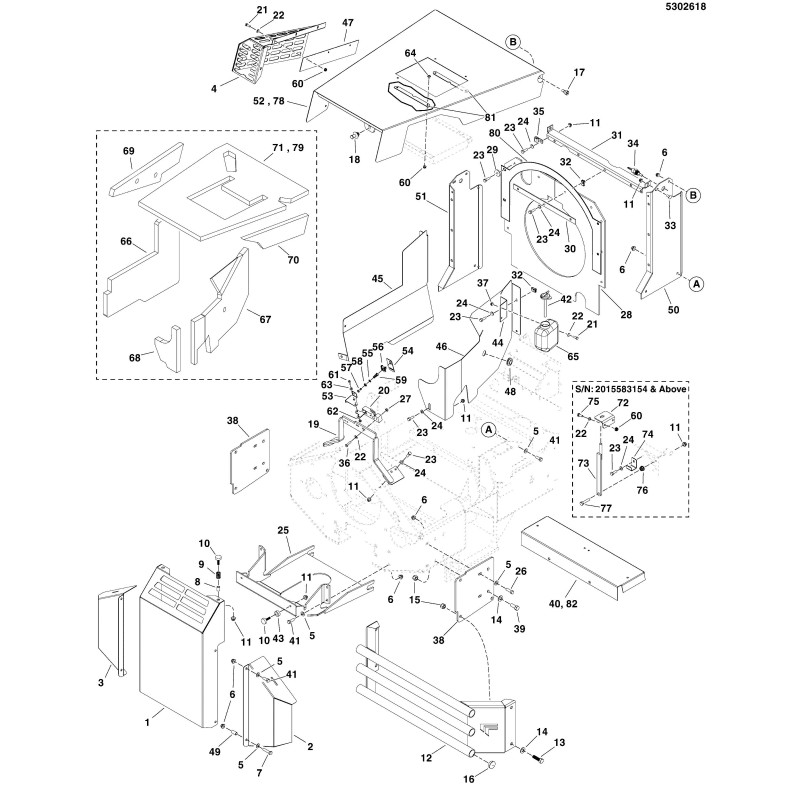 PLATE BLOCK, CE - RED LR5407949B GENUINE Ferris