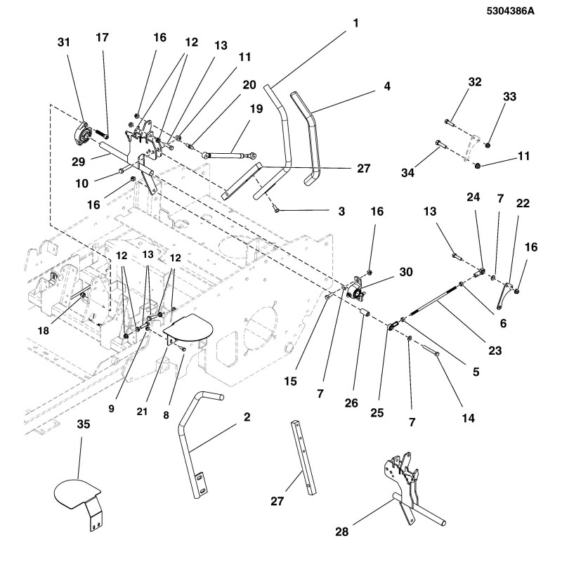 SMORZATORE, CONTROLLO,-(P6709/P3610) LR5100940 ORIGINALE Ferris