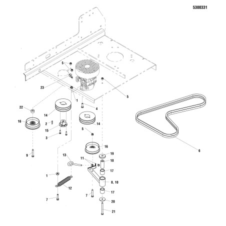 WELDING, ARM, PUMP VOLTAGE - RED MODEL LR5402603B GENUINE Ferris | Newgardenstore.eu