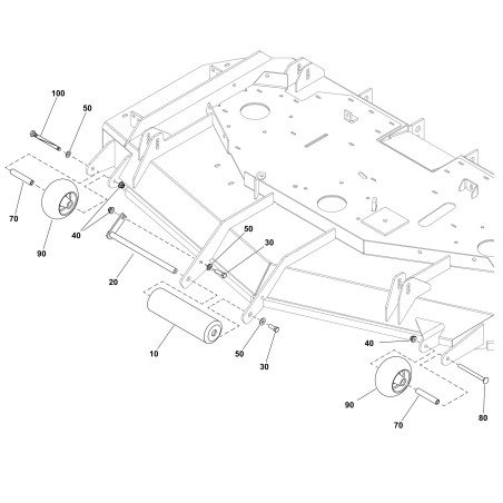 RUOTINO ANTISCALPO 5" LR5105521FS ORIGINALE Ferris | Newgardenstore.eu