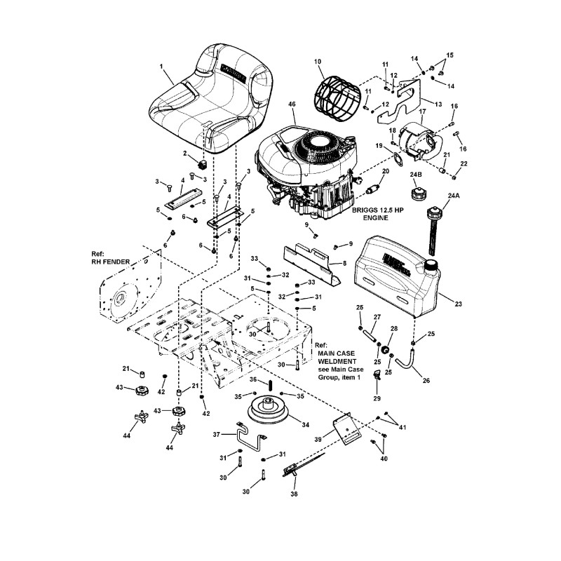 LOCK WASHER, Split, 1/4 ZS704133 GENUINE Ferris