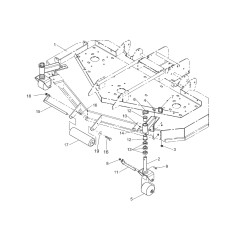 Ferris BRIDGE ROTATING WELDING ARM LR5046965B GENUINE
