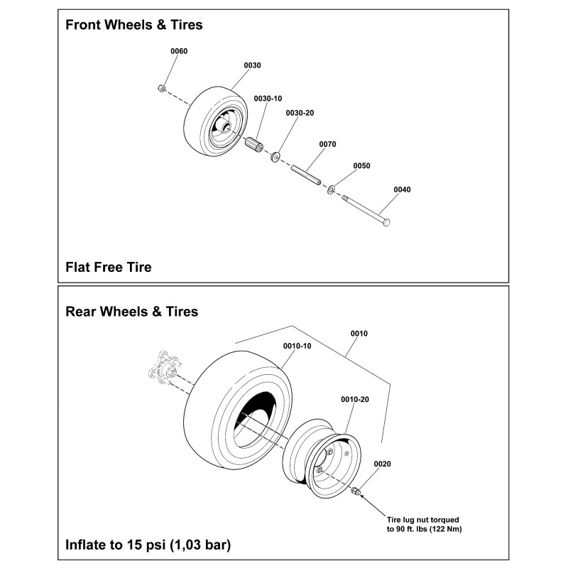 ASSEMBLAGGIO PNEUMATICI LR5100715YP ORIGINALE Ferris