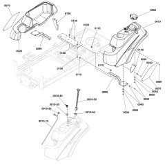 FUEL CAP, 3-1/2", MANAGED VENT, 12" LR5103005 GENUINE Ferris
