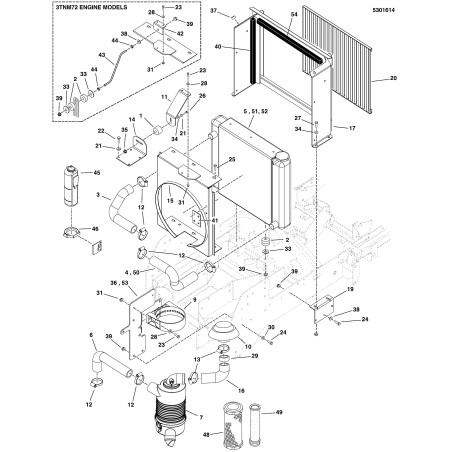 TUYAU, INFÉRIEUR, RADIATEUR | Newgardenstore.eu