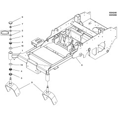 SOUDURE, étrier de roulette - ROUGE