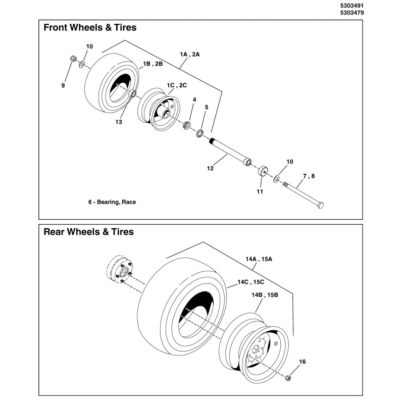WHEEL, 12 X 8.5, 5/4.5, OFFSET 1.3 (SV) LR5103920X1 GENUINE Ferris