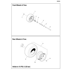 TIRE 20X7.00-10NHS TURFMASTER *** LR5101068X1 ORIGINAL Ferris | Newgardenstore.eu