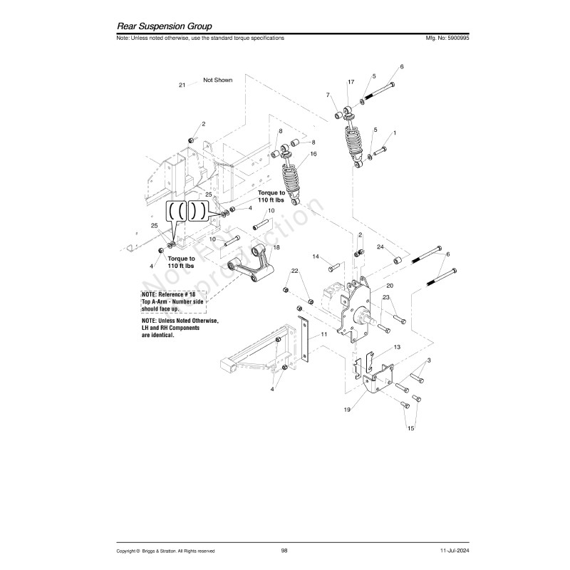 BRACCIO SUPPORTO RUOTA C/CUSC . × LR5101617 ORIGINALE Ferris