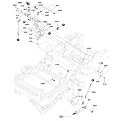 CYLINDER, HYDRAULIC, BRIDGE LIFT LR5107440 GENUINE Ferris