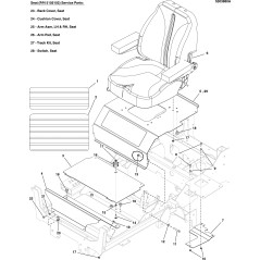 Ferris IS3200Z × IS3200Z LR5105102 HIGH BACK PREMIUM SEAT* | Newgardenstore.eu