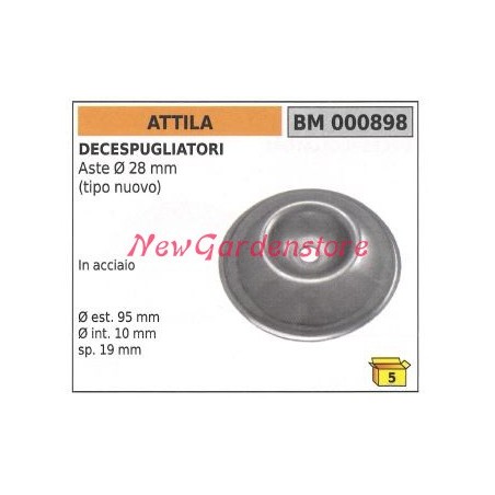 Fixed bevel gear pair cup ATTILA brushcutter 000898 | Newgardenstore.eu