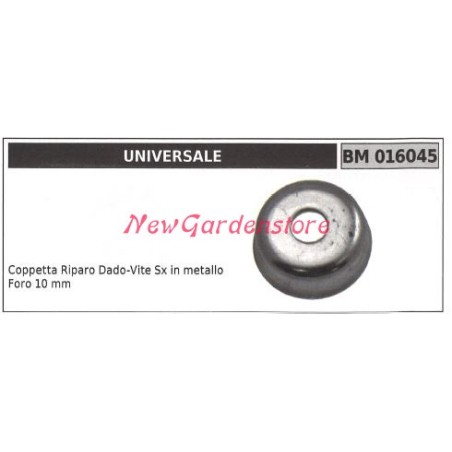 Coupelle de réparation de l'écrou gauche pour la paire de pignons coniques débroussailleuse UNIVERSAL 016045 | Newgardenstore.eu