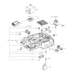 Vite autofilettante ST4.8*20 XR50036851 ORIGINALE Worx | Newgardenstore.eu