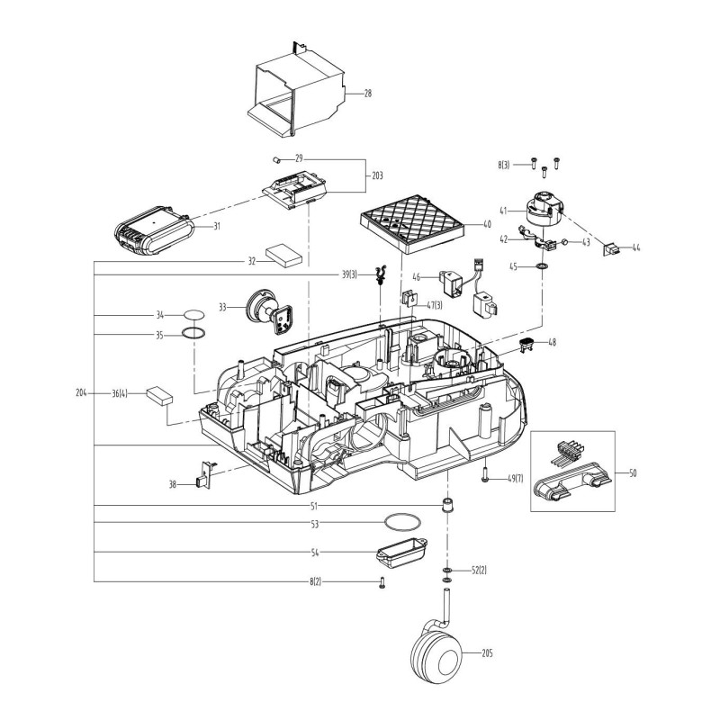 Copertina XR50037038 ORIGINALE Worx