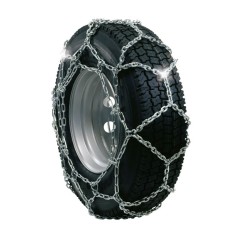 Pair of snow chains cross wheel tyre tractor 13x4.00-6 4.10/3.50-6