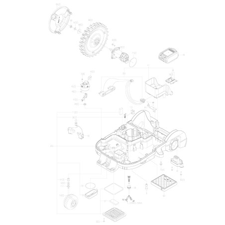 COPERCHIO FINALE WR130-41-42-43E WR130E WR141E WR142E WR143E | Newgardenstore.eu