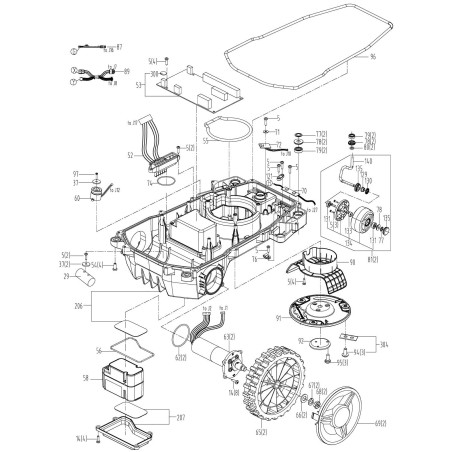 ORIGINAL Worx XR50029497 BATTERY COVER SET | Newgardenstore.eu