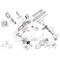 BLOCCO DI COMPRESSIONE XR50019128 ORIGINALE Worx | Newgardenstore.eu
