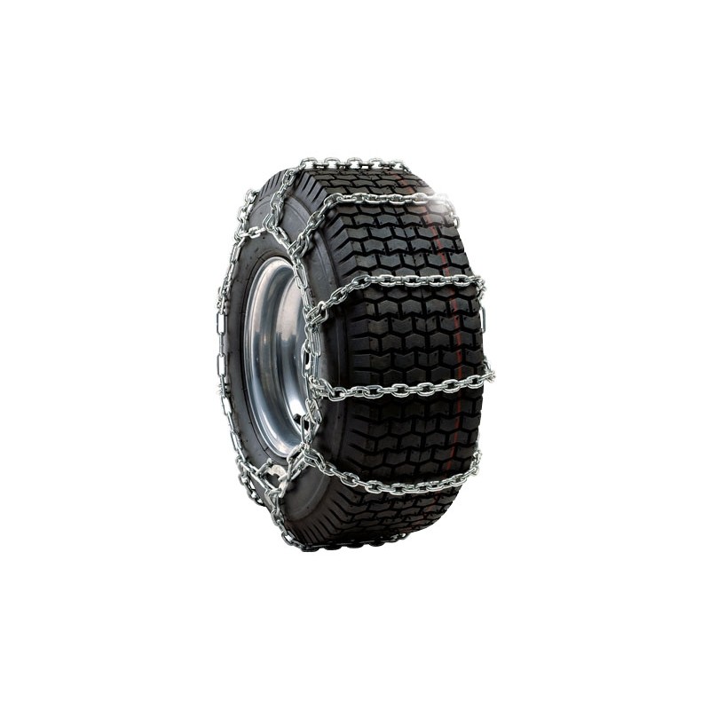 Par de cadenas de nieve rueda tractor 13x5.00-6 14x4.00-6