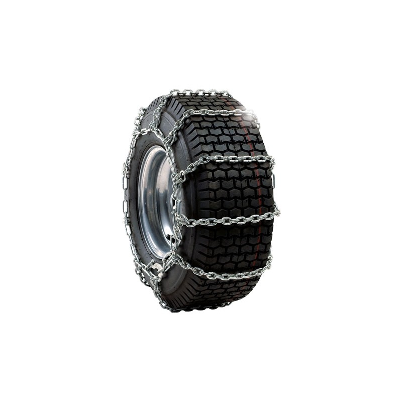 Pair of snow chains wheel tyre tractor 26x12.00-12