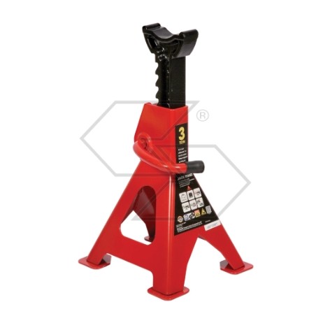 Paire de tréteaux réglables capacité 3000kg hauteur fermée 280mm ouverte 430mm | Newgardenstore.eu