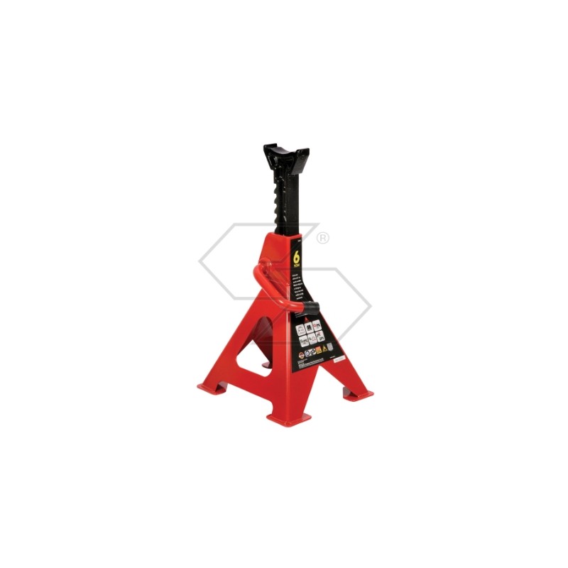 Pair of adjustable stands capacity 6000Kg height closed 390 mm open 610mm