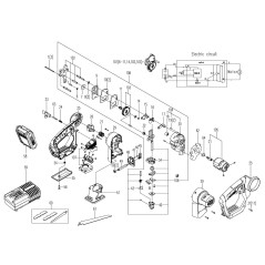 Piastra di base I XR50031303 ORIGINALE Worx