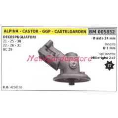 Bevel gear pair ALPINA brushcutter 21 25 30 22 26 31 005852