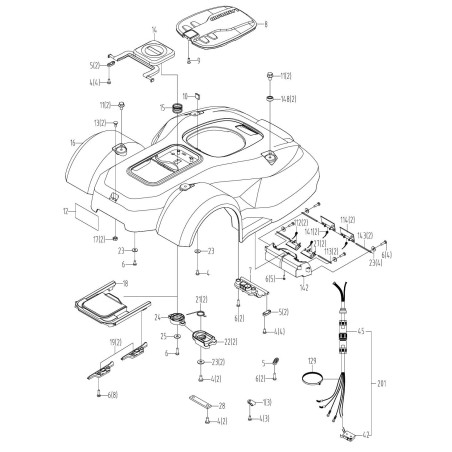 TERMINALE IV XR50023638 ORIGINALE Worx | Newgardenstore.eu