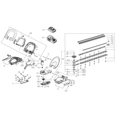 MOTOR GROUP &lt-2019311100001 WG260E.5 XR50029351 ORIGINAL Worx | Newgardenstore.eu