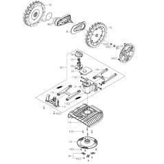 Guard assembly XR50044098 ORIGINAL Worx