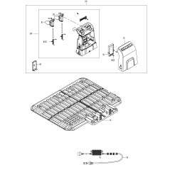 Assemblaggio cavi XR50035691 ORIGINALE Worx | Newgardenstore.eu