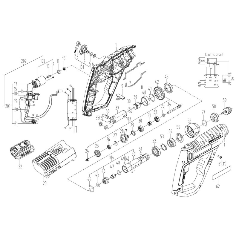 Motorsatz