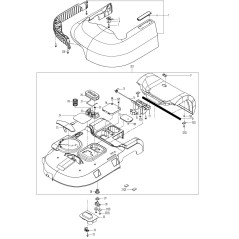Worx Original XR50044185 Top Cover Assembly