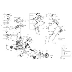 ELECTRIC MOTOR NEW TYPE * I WG785E -&gt- 201011000870 XR50021587 ORIGINAL Worx | Newgardenstore.eu