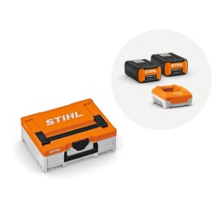 STIHL Power Box 2 consisting of 2 AP300S batteries and 1 AL501 rapid charger | Newgardenstore.eu