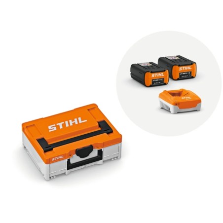 STIHL Power Box 2 compuesto por 2 baterías AP300S y 1 cargador rápido AL501 | Newgardenstore.eu